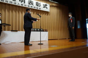 愛知発明賞　㈱ジェイテクト　玉泉氏